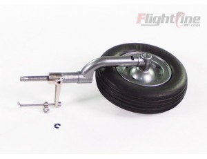 Flightline 2.0M B-24 Liberator Nose Landing Gear Strut & Wheel Set 